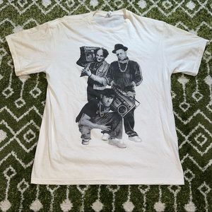 Vintage 90s Three Stooges Hip Hop Shirt L